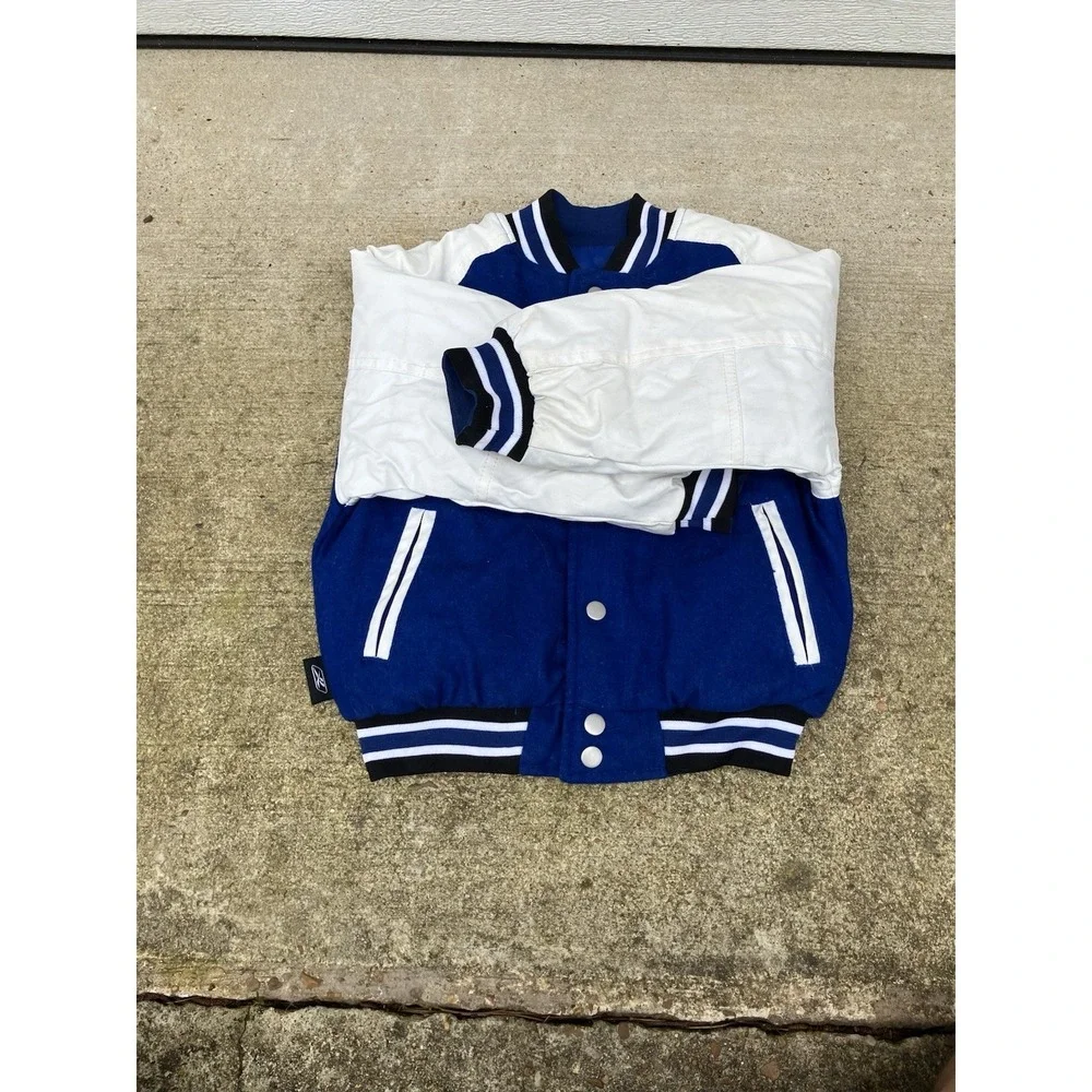 Vintage Indianapolis Colts Reebok Wool Varsity Coat Jacket  Team NFL Boys 8-10